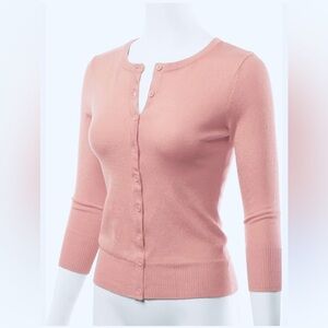 Forget me not Halogen  Cardigan Blush Pink